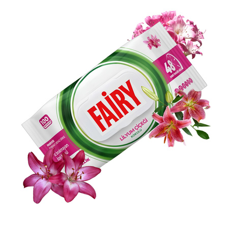 Fairy chusteczki czyszczące uniwersalne Lilia 100