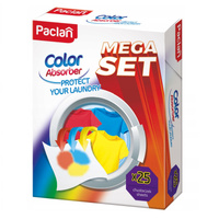 Chusteczki wyłapujące kolor Paclan Mega Set 25szt